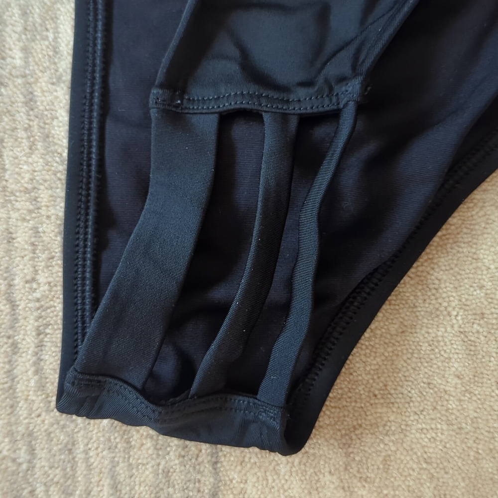 Aerie S Black Strappy Bikini - Picture 10 of 11